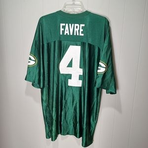 BRETT FAVRE Green Bay PACKERS Green #4 NFL Jersey Men's 2XL XXL Football